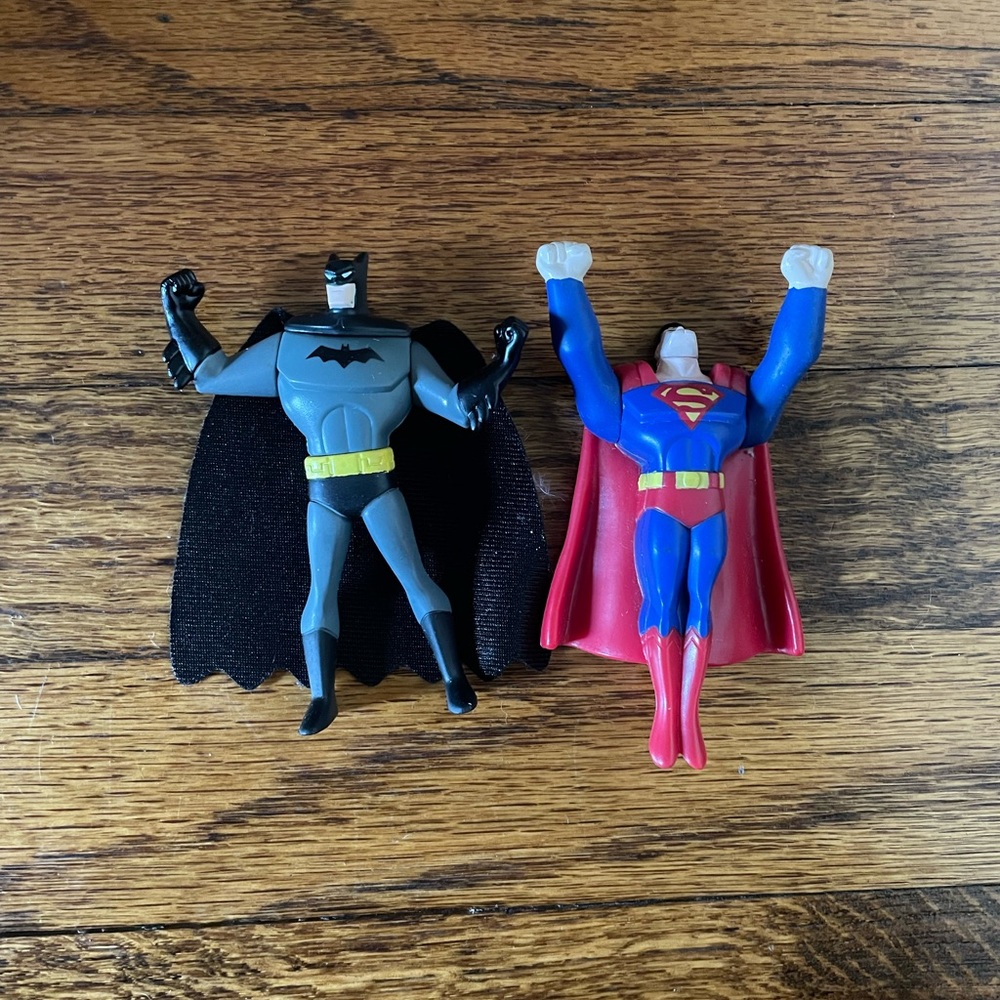 Batman and Superman Collectable Action Figures